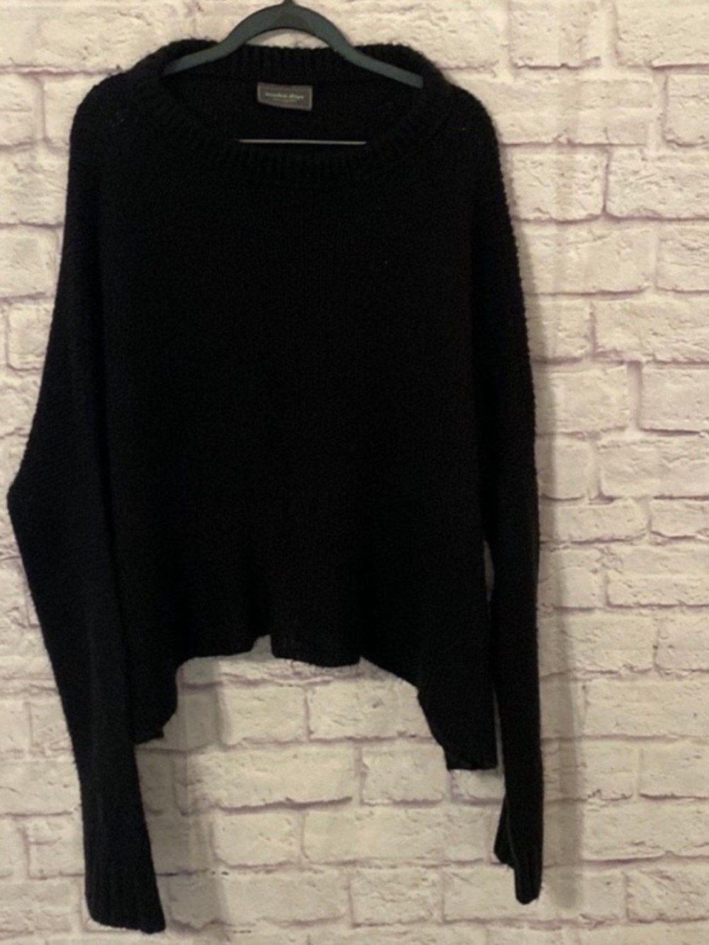 Wooden Ships Black Crewneck Sweater